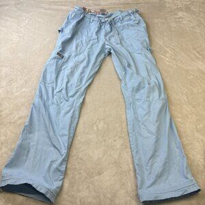 Koi LINDSEY Scrub Pants Medium BLUE  701 Cargo Kathy Peterson Medical Field